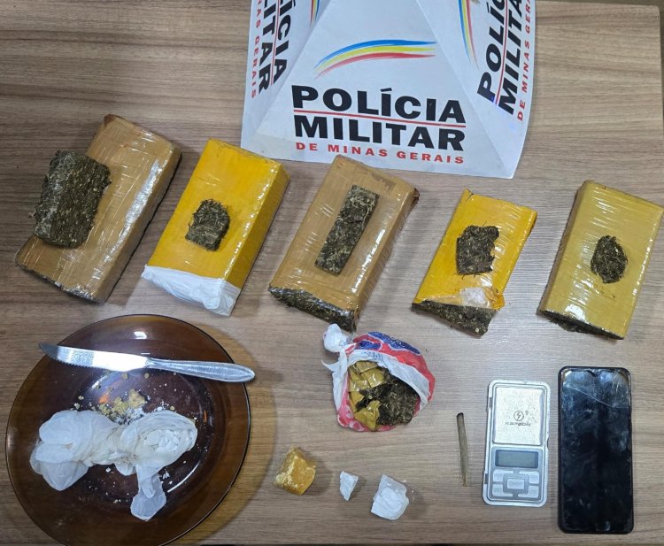 Polícia prende homem por tráfico de drogas em Planura