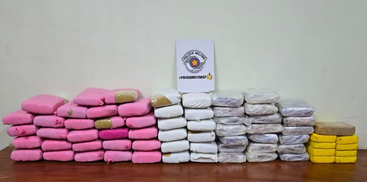 Polícia Militar prende suspeito de tráfico de drogas após perseguição e apreende grande quantidade de entorpecentes em Catanduva