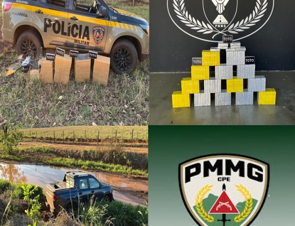 GTR da Policia Militar Rodoviaria De Iturama Apreende 160 Quilos De Cocaina Apos Perseguicao De 40 Quilometros Na Mgc-497