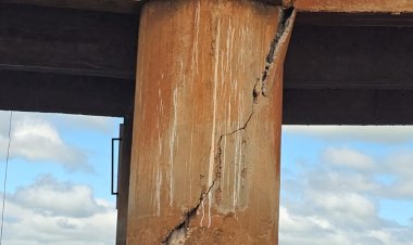 Rachaduras em pilar colocam ponte do Rio Grande sob alerta e tráfego é restringido na divisa MG–SP
